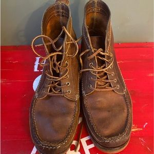 Real leather Red Wings.  Japanese Wabasha boot.  Size 10
